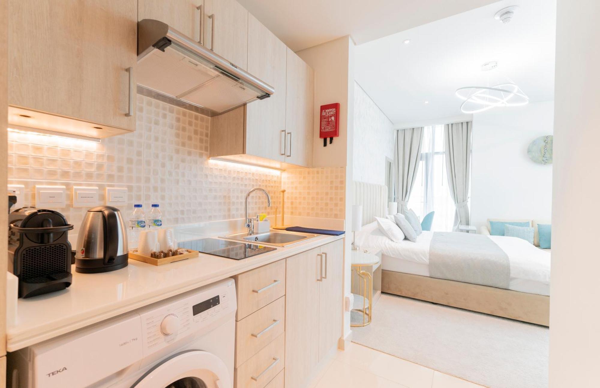Studio With Private Beach Access At Palm Jumeirah Dubai Esterno foto