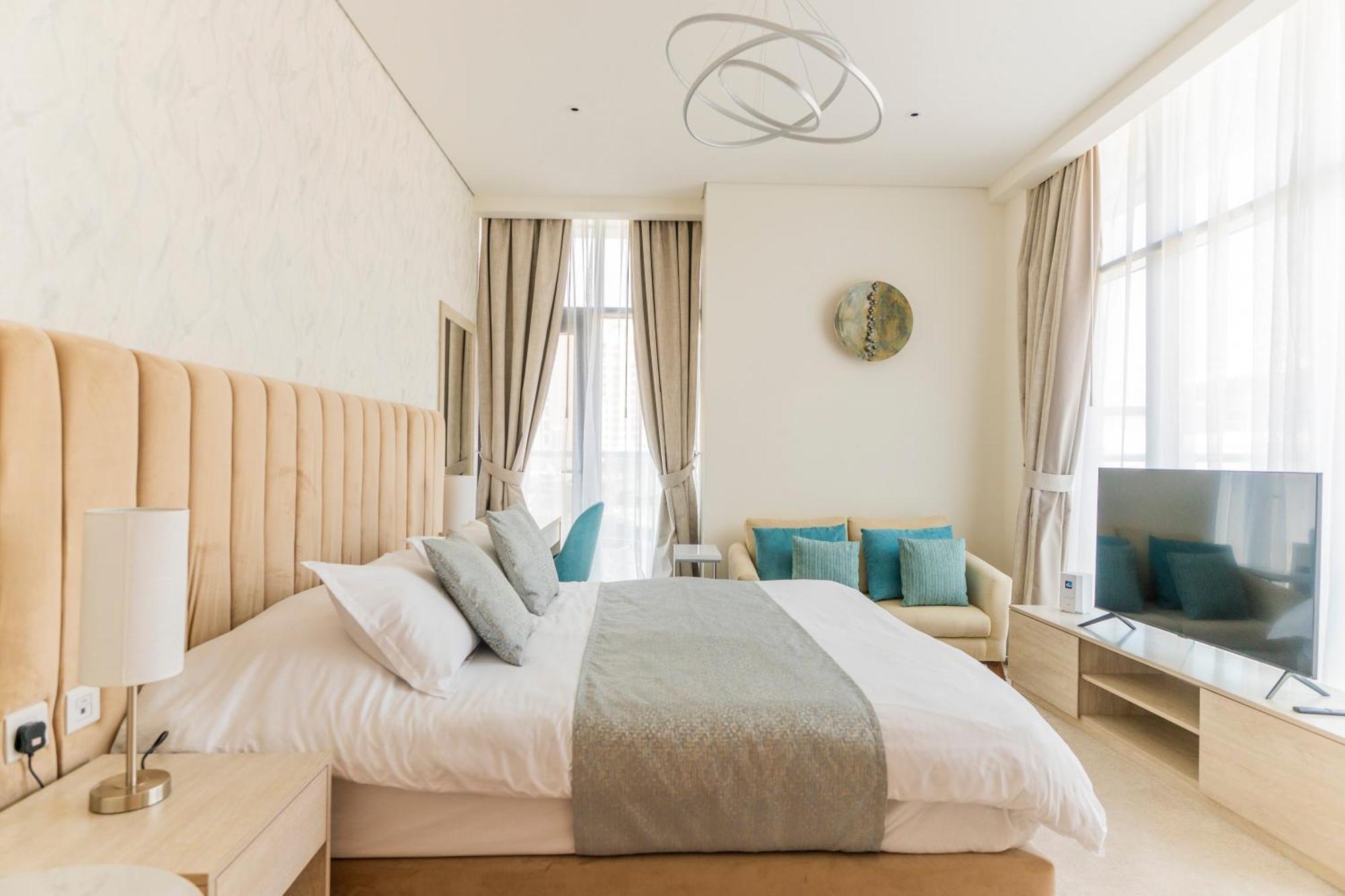 Studio With Private Beach Access At Palm Jumeirah Dubai Esterno foto