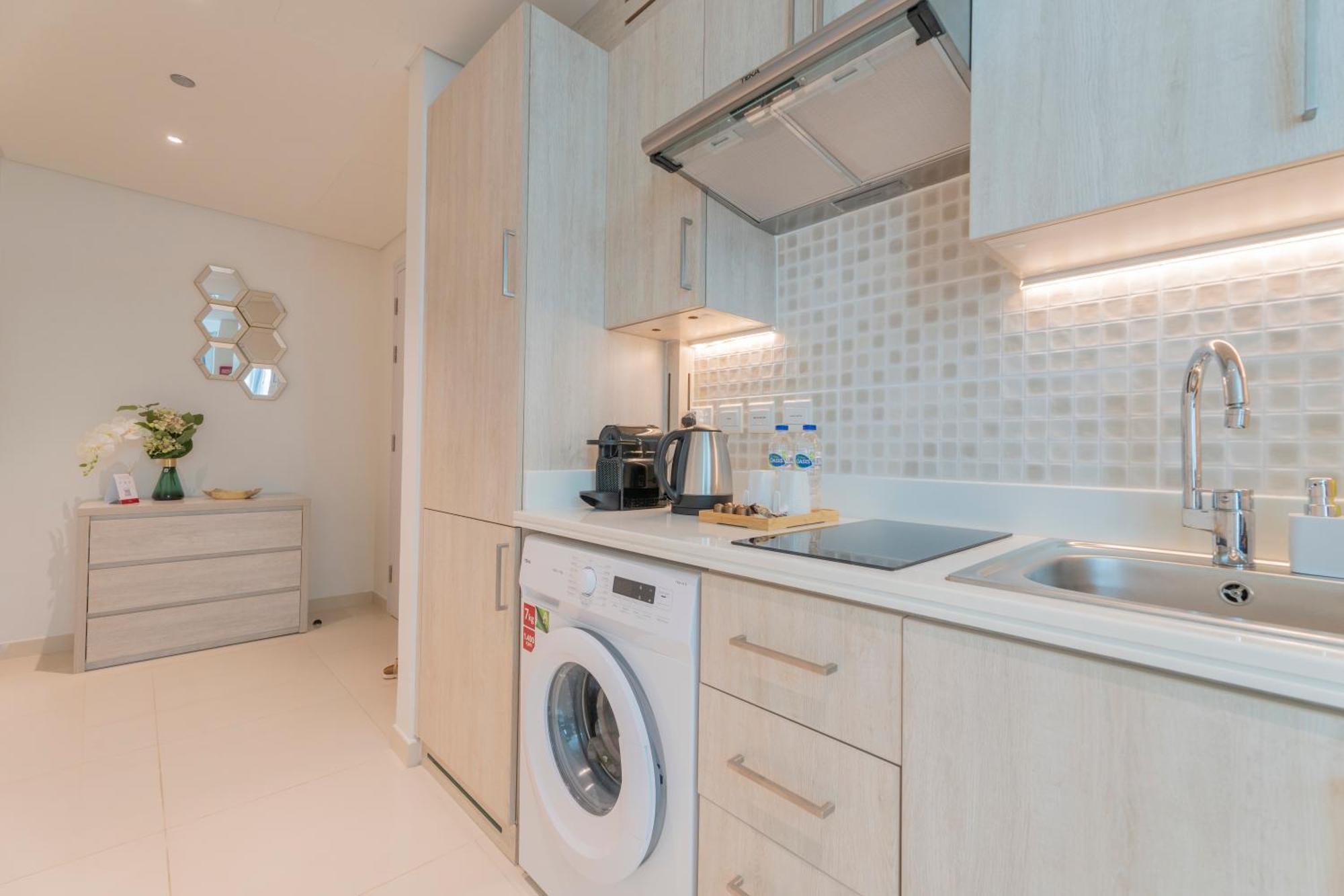 Studio With Private Beach Access At Palm Jumeirah Dubai Esterno foto