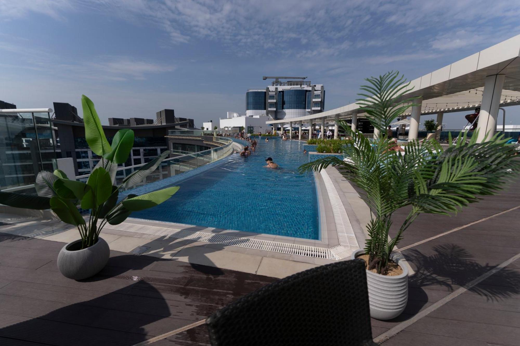 Studio With Private Beach Access At Palm Jumeirah Dubai Esterno foto